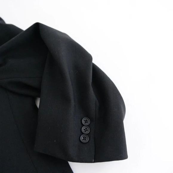 S.Cohen 100%  Wool Double Button Black Matching Suit Size 46R - Picture 16 of 16